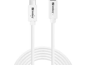 Sandberg 136-55 USB-C>C M-F USB 3.1 100W, 2M
