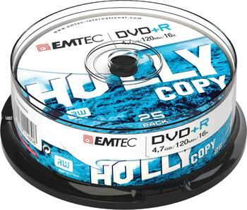 Emtec DVD+R 4,7GB 16x Holly Copy 25 pcs Cake Box