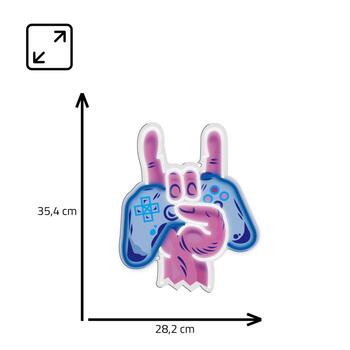 Manta SNL109MT Style Neon Lights HAND WITH GAMEPAD
