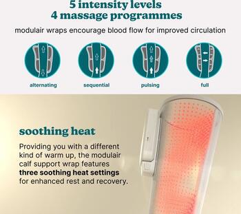 Homedics SR-CMXCE10HBND  Modulair Compression System Calf Wrap + Controller