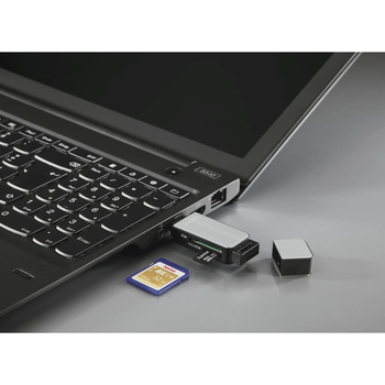 Hama 00123900 USB 3.0 Card Reader Aluminium