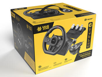 Tracer 47345 Steering Wheel SimRacer Manual Gearbox 6 in 1