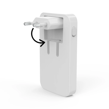 Hama 00201976 Flat Charger 220V With 2xUSB-C/USB-A 65W White