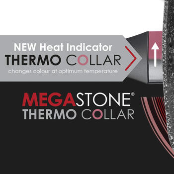 Salter BW10702BRMFOB Megastone Thermo Collar 28cm Griddle Pan