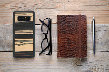 MAN&WOOD SmartPhone case Galaxy Note 8 white ebony black