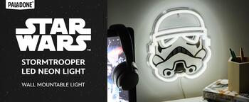 Paladone Star Wars Stormtrooper Wall Mountable LED Neon Light