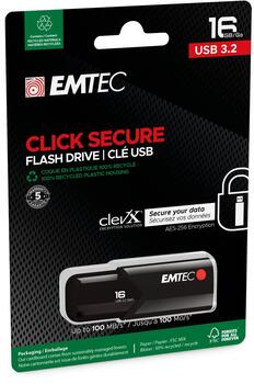Emtec USB3.2 Click Secure B120 16GB