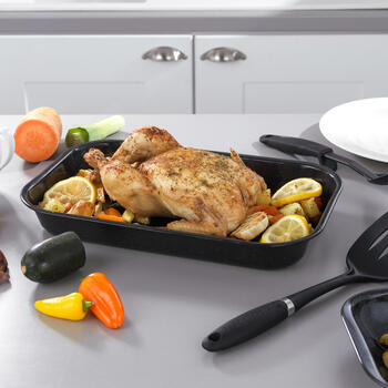 Russell Hobbs CW20701EU 3 Piece Roaster & Chop Tray Set