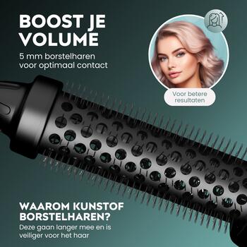 Revamp BR-1300A-EU Ceramic & Ionic 30mm Hot Brush Black