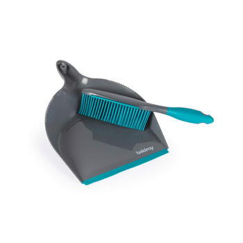Beldray LA034191UFPEU7 Anti-bac Pet Plus+ Rubber Head Dustpan & Brush Set