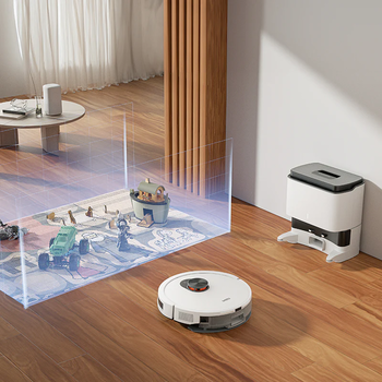 Xiaomi ROIDMI EVE CC Vacuum and Mop Cleaner with Cleaning Base, White Damaged Box