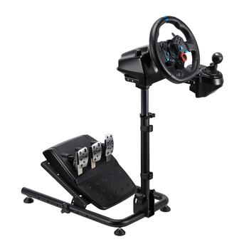 White Shark CONQUEROR-2 Foldable Racing Steering Wheel Stand With Gear Shifter Mount