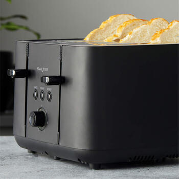 Salter EK5565MBLKFVDE Kuro 4-Slice Toaster