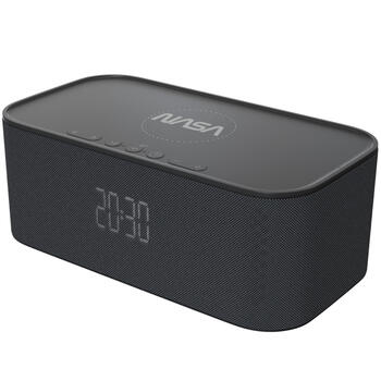 NASA SPC800 Bluetooth Speaker/ Alarm Clock/ Wireless Charger