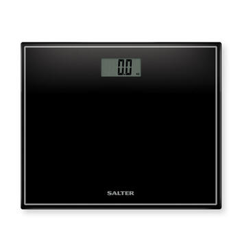 Salter 9207 BCFEU12 Compact Electronic Bathroom Scale, Black