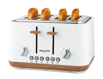 Salter EK5823WHTVDE Toronto 4-Slice Toaster