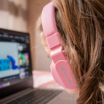 Tellur Buddy Bluetooth Over-Ear Headphones Pink