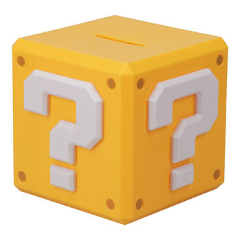 Paladone Super Mario Question Block Money Box