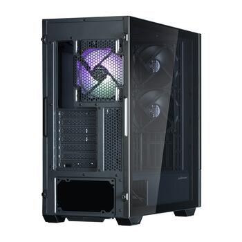 Zalman Z10 DS ATX Mid Tower PS Case Black, 120 mm ARGB Fan x1