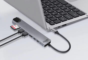 Media-Tech MT5046 8in1 USB-C LAN HUB PRO