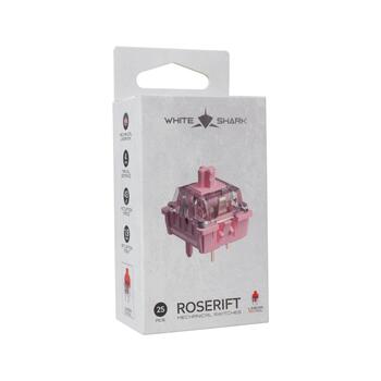 White Shark Roserift Mechanical Switches 25 pcs.