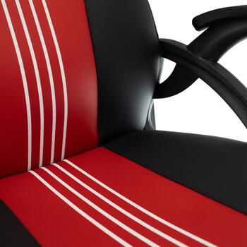 Baracuda ABALONE-B/R Gaming Chair, Black/Red
