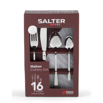 Salter BW113282EU7 Malton 16-Piece Cutlery Set