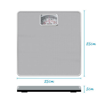 Salter 433 SFEU12 Mechanical Bathroom Scale Silver
