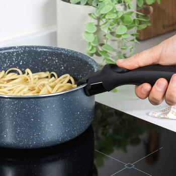 Russell Hobbs RH03294EU7 Nightfall 4-Piece Smart Clip Saucepan Set