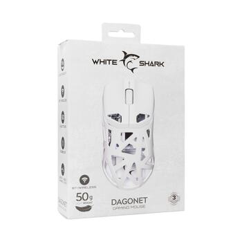 White Shark DAGONET-W GM-5019 Wireless 24000 dpi, White