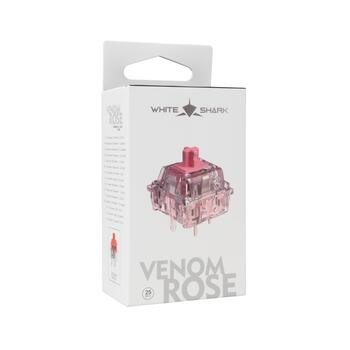 White Shark Venom Rose Mechanical Switches 25 pcs.