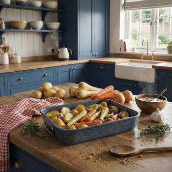 Russell Hobbs RH04097 Nightfall Stone Roaster And Rack
