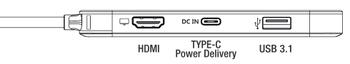 Emtec HUB 6-in-1 Type-C T650C