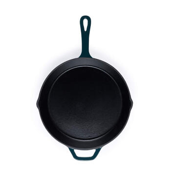 Salter BW13773GR Cast Iron 26 cm FryPan, Green