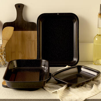 Russell Hobbs CW20701EU 3 Piece Roaster & Chop Tray Set