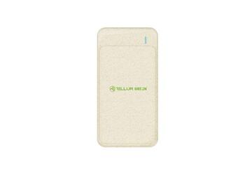 Tellur PD103 Green Power Bank 10000mAh, 2xQC3.0 + PD 18W cream