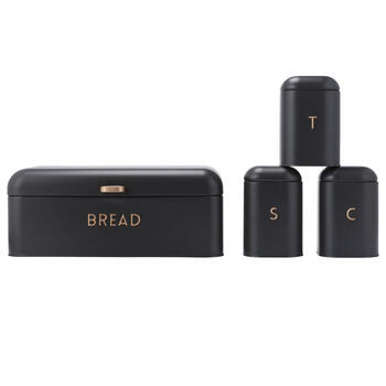 Salter BW13731EU7 Pebble 4-Piece Countertop Set Charcoal