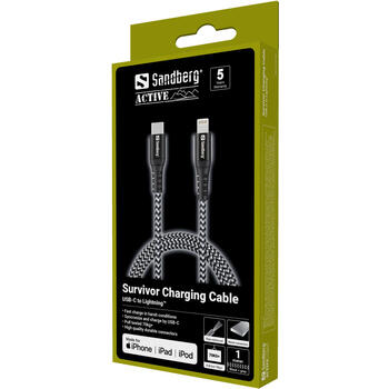 Sandberg 441-55 Survivor USB-C to Lightning 1M
