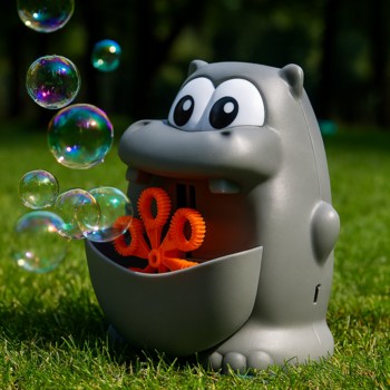 Koala Games G2495 Frog & Hippo Bubble Mashine (Random Color)