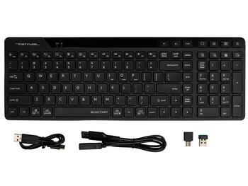 A4Tech 47726 Fstyler FBK27C AS 2.4 GHz+BT (Silent), Black