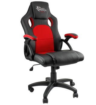 White Shark KINGS THRONE Gaming Chair, Black/Red Y-2706