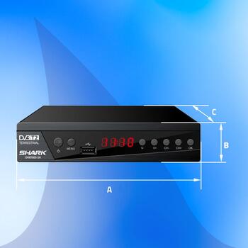 Manta DVBT005-SH Tuner for TV DVBT-T2/HEVC SHARK