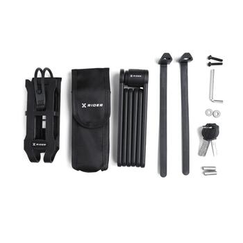 XRIDER XR00FL01 Segmented Folding Bike Lock for Frame