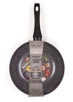 Progress BW12915EU7 Marble Ceramic 28cm Stir-Fry Pan