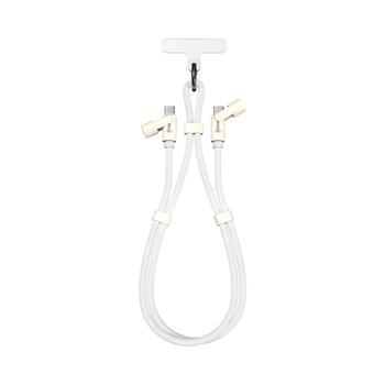Sbox LANYARD WHITE Type-C -Type-C 1.5m White