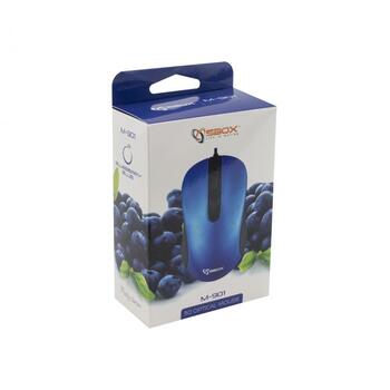 Sbox M-901 Optical Mouse  Blue