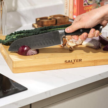 Salter BW13307RD Bamboo Chopping Board