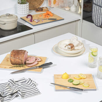 Salter BW072812EU7 3 Piece Bamboo Chopping Board Set