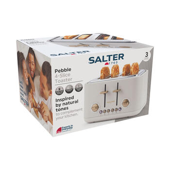 Salter EK5823OBVDE Pebble 4-Slice Toaster