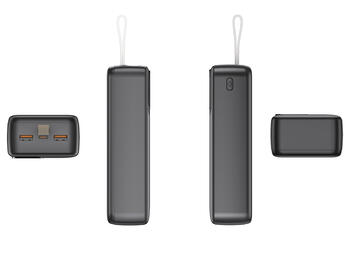 Tracer 47824 Prime-V3 30000mAh QC22.5W+PD20W Power Bank, Black